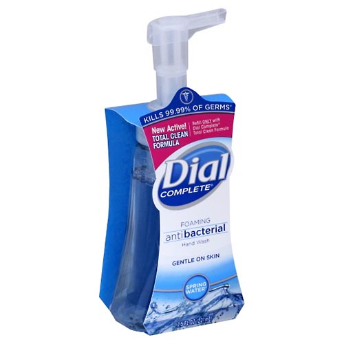 Image for Dial Hand Wash, Spring Water, Foaming Antibacterial,7.5oz from Keyes Drug