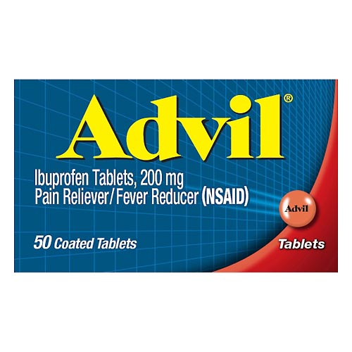 Image for Advil Ibuprofen, 200 mg, Coated Tablets,50ea from Keyes Drug