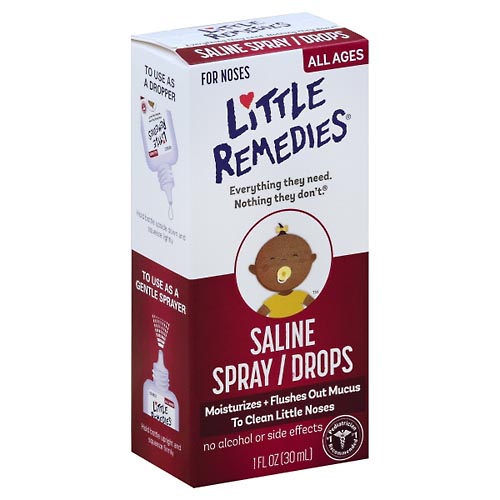 Image for Little Remedies Saline Spray/Drops,1oz from Keyes Drug