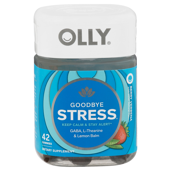 Image for Olly Goodbye Stress, Berry Verbena, Gummies,42ea from Keyes Drug